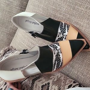 Jeffrey Campbell Sommer Wedge Women Bootie, Mixed-Snake Size 7